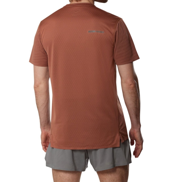 Mizuno Tech Light Logo T-Shirt - Copper Brown