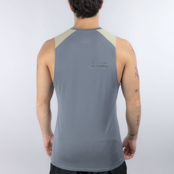 Mizuno Active DryAeroFlow Graphic Canotta - Lava Smoke