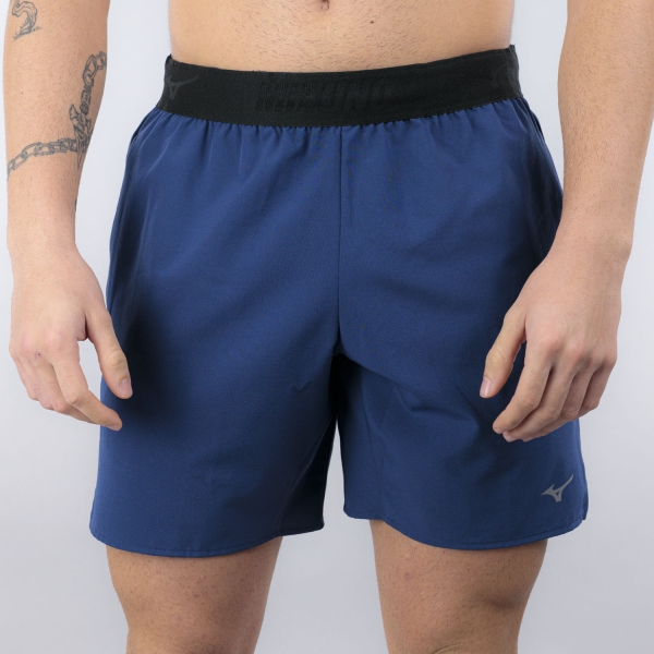 Pantaloncino Running Uomo Mizuno Core Logo 7.5in Pantaloncini  Estate Blue J2GBD00812