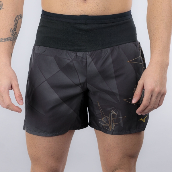 Pantaloncino Running Uomo Mizuno Active Graphic Multi Pocket 7in Pantaloncini  Taniori J2GBD05099
