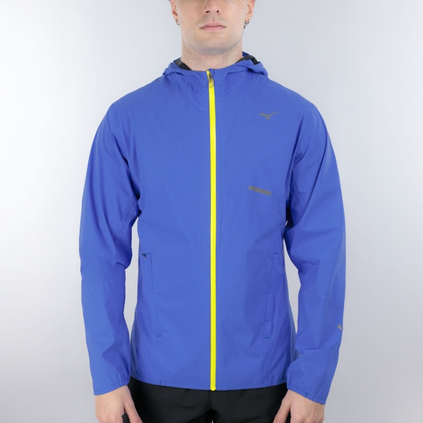 Men's Trail Running Jackets Mizuno TR Waterproof 20k/25k Jacket  Dazzling Blue J2GED00223
