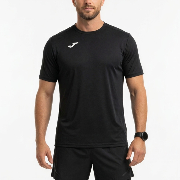 Maglietta Running Uomo Joma Combi Classic Maglietta  Black 100052.100