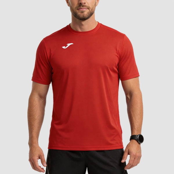 Maglietta Running Uomo Joma Combi Classic Maglietta  Red 100052.600