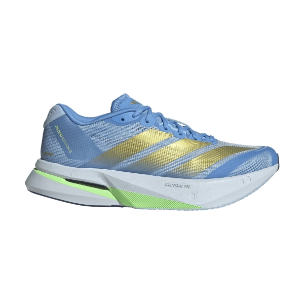 Scarpe Running Performance Donna adidas adizero Boston 13  Blue Burst/Gold Metallic/Glow Blue JP9250