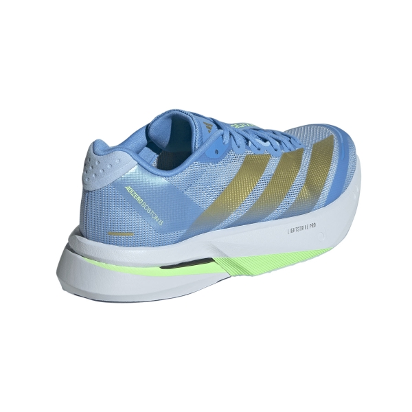 adidas adizero Boston 13 - Blue Burst/Gold Metallic/Glow Blue