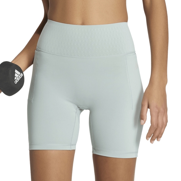 Pantaloncino Fitness e Training Donna adidas Optime Power 5in Pantaloncini  Wonder Sage KF10445in