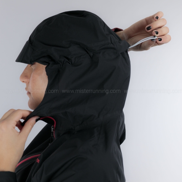 La Sportiva Pocketshell Jacket - Black/Hibiscus