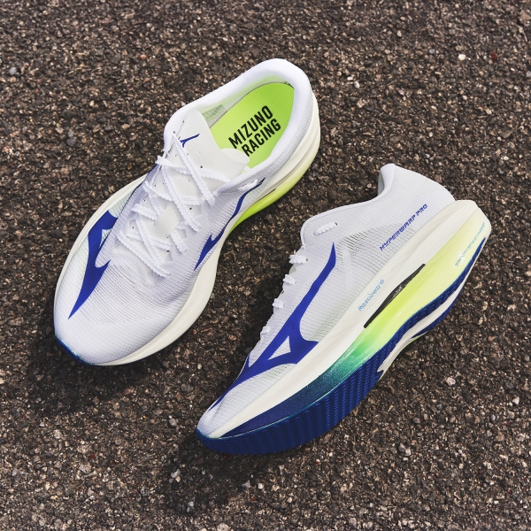 Mizuno Hyperwarp Pro - White/Lightning Yellow/Dazzling Blue