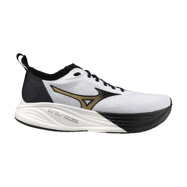 Men's Performance Running Shoes Mizuno Neo Zen 2  White/Gold/Black J1GC268201