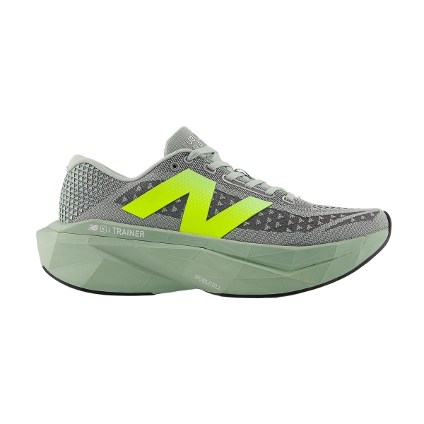 Men's Performance Running Shoes New Balance FuelCell SuperComp Trainer v3  Mosaic Green/Lone Star Grey MRCX25R