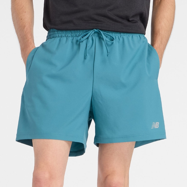 Pantaloncino Running Uomo New Balance Performance 5in Pantaloncini  Big Teal MS41227AAZ