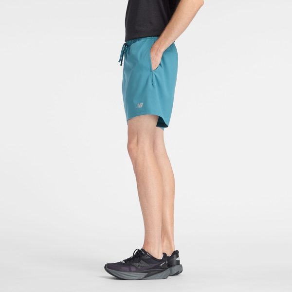New Balance Performance 5in Pantaloncini - Big Teal
