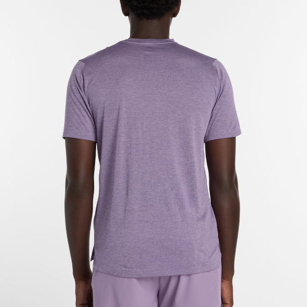 New Balance Athletics Run Camiseta - Candied Violet Heather/Slate Grey