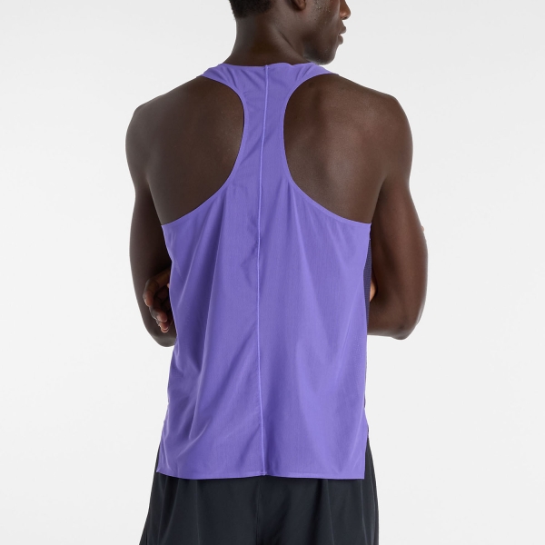 New Balance Race Day Ultra Light Printed Canotta - Electric Purple