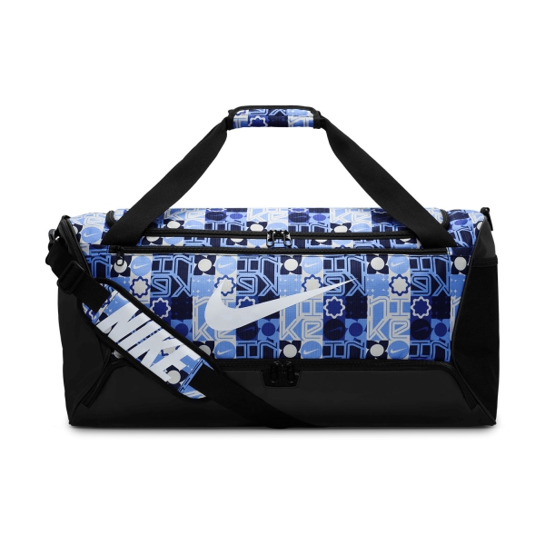 Bag Nike Brasilia AOP 9.5 Medium Duffle  University Blue/Black/White IH7846412