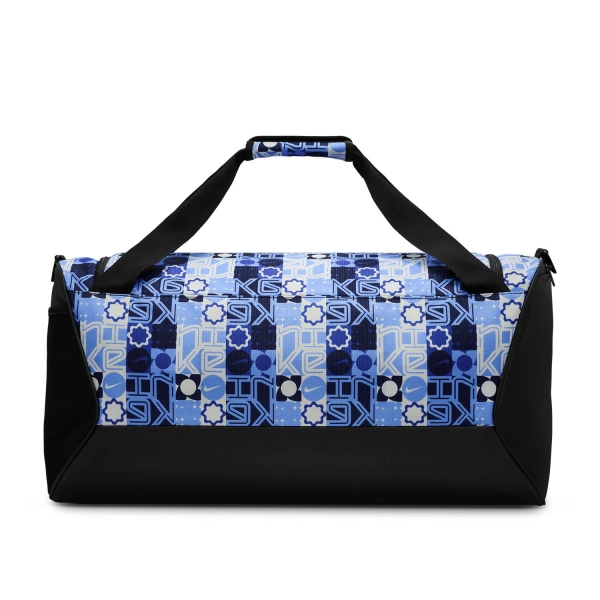 Nike Brasilia AOP 9.5 Medium Duffle - University Blue/Black/White