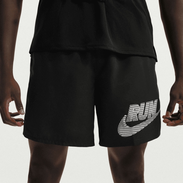 Men's Running Shorts Nike Challenger Energy 7in Shorts  Black/White IF9487010