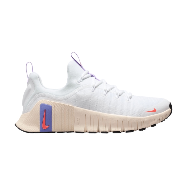 Scarpe Fitness e Training Donna Nike Free Metcon 6  White/Hot Lava/Violet Mist/Chalk/Black/Sapphire FJ7126114