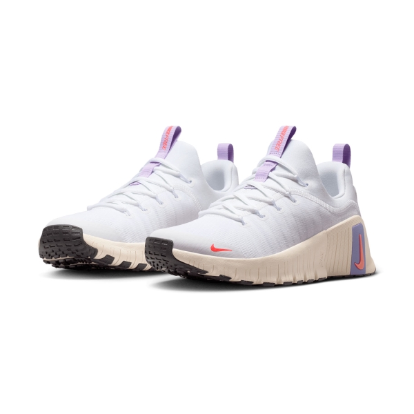 Nike Free Metcon 6 - White/Hot Lava/Violet Mist/Chalk/Black/Sapphire