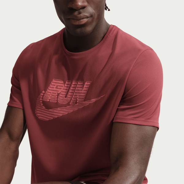 Nike Miler Energy T-Shirt - Team Crimson/Light Crimson