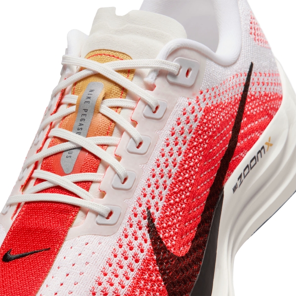 Nike Pegasus Plus - White/Black/Bright Crimson/Topaz Gold