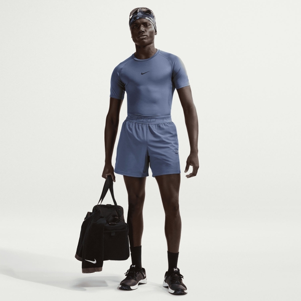 Nike Pro 6in Pantaloncini - Diffused Blue/Black