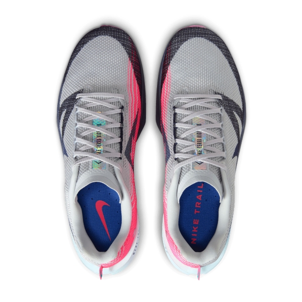 Nike React Terra Kiger 10 - Metallic Platinum/Midnight Navy/Sapphire