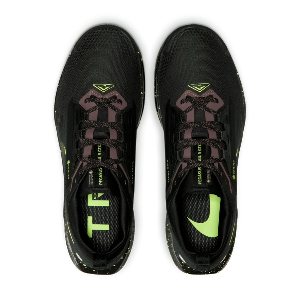 Nike ReactX Pegasus Trail 5 GTX - Black/Volt Ice/Phantom/Tattoo