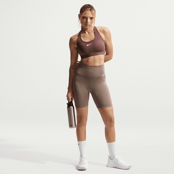 Nike Swoosh Sujetador Deportivo - Tattoo/White