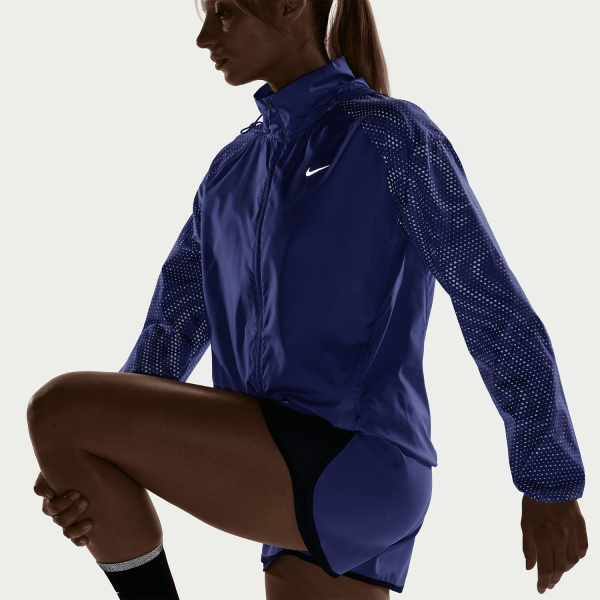 Nike Tempo Flash Giacca - Sapphire/Black/White/Reflective Silver