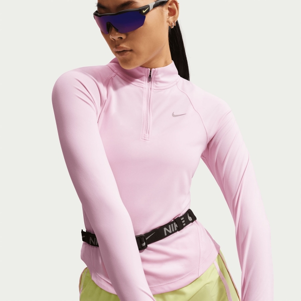 Nike Tempo Swoosh Maglia - Pink Foam/White