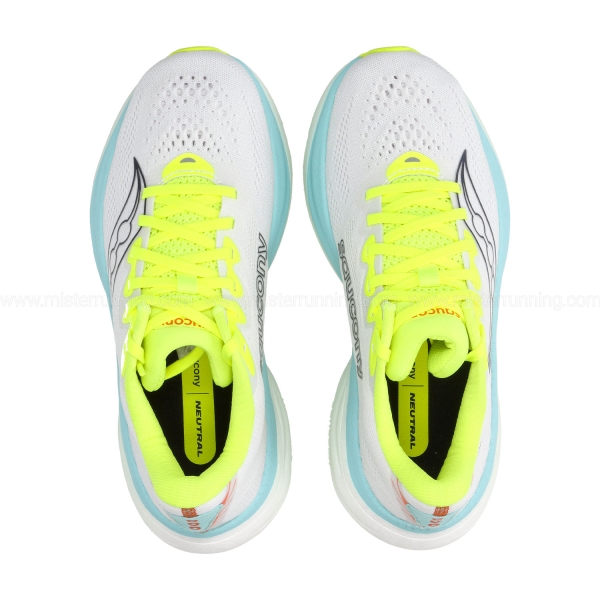 Saucony Ride 19 - White/Splash