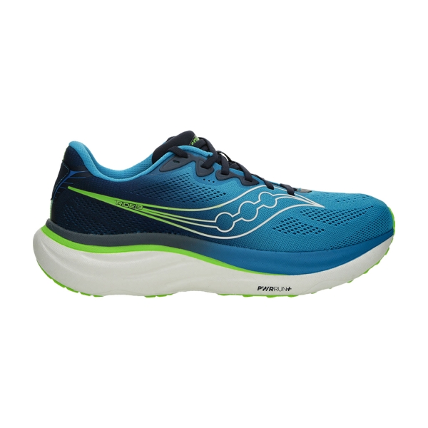 Zapatillas Running Neutras Hombre Saucony Ride 19  Cobalt/Slime S21055150