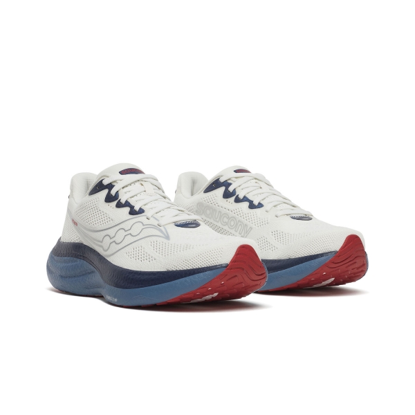 Saucony Ride 19 - Ivory/Storm