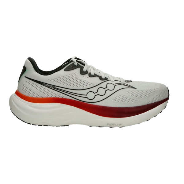 Zapatillas Running Neutras Hombre Saucony Ride 19  White/Crimson S21055172