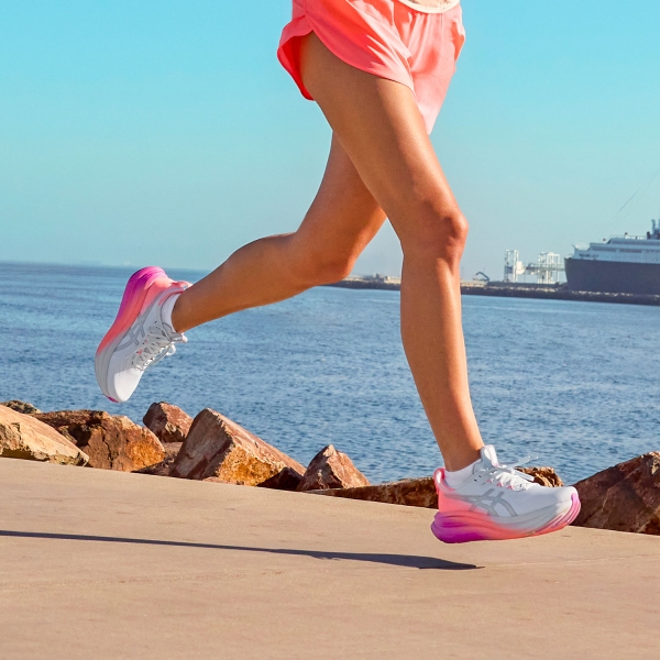 ASICS GEL Nimbus 28 Sunny Sizzle - Sky/Digital Sakura