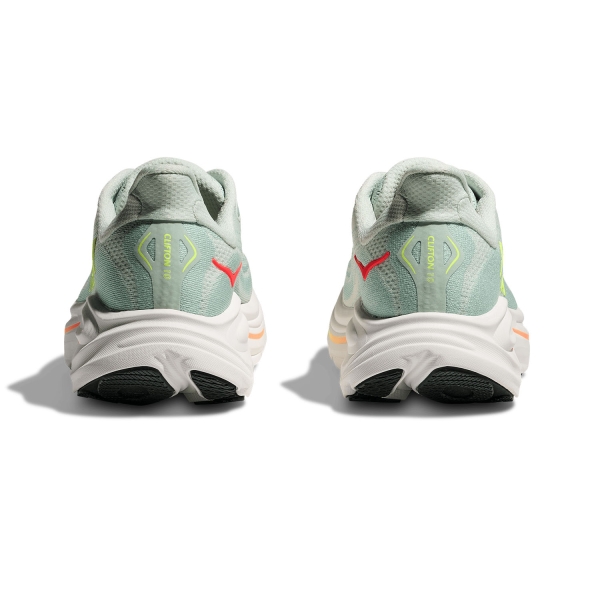 Hoka Clifton 10 - Sea Glass/Neon Flame