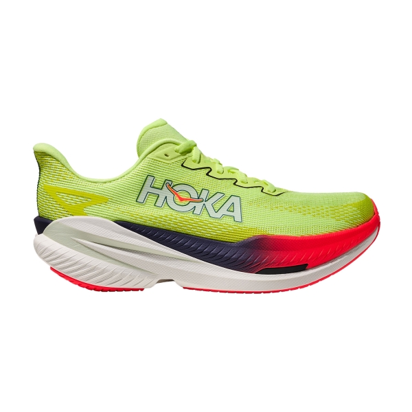 Men's Performance Running Shoes Hoka Mach X 3  Neon Yuzu/Squid Ink 1168720NZS