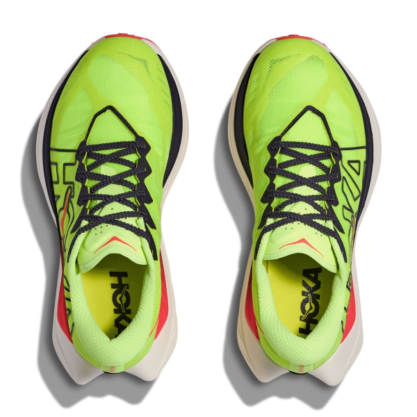 Hoka Rocket X Trail - Neon Yuzu/Neon Flame