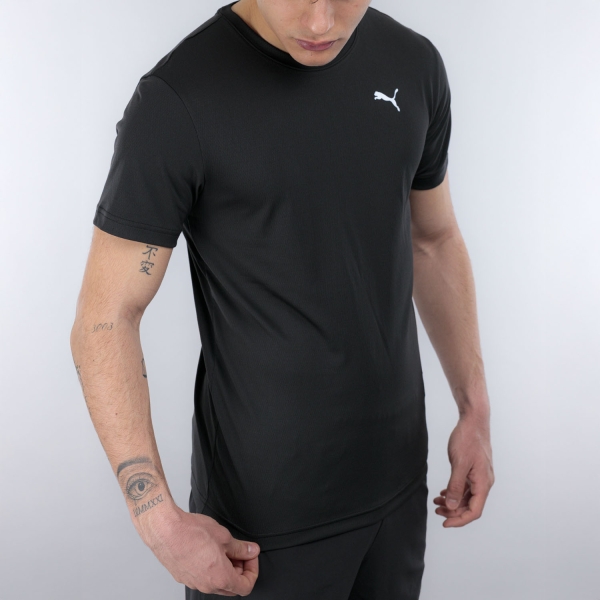 Men's Running T-Shirt Puma Greatness Graphic TShirt  Black 52913301