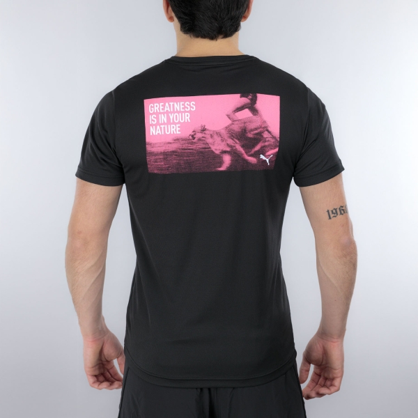 Puma Greatness Graphic T-Shirt - Black