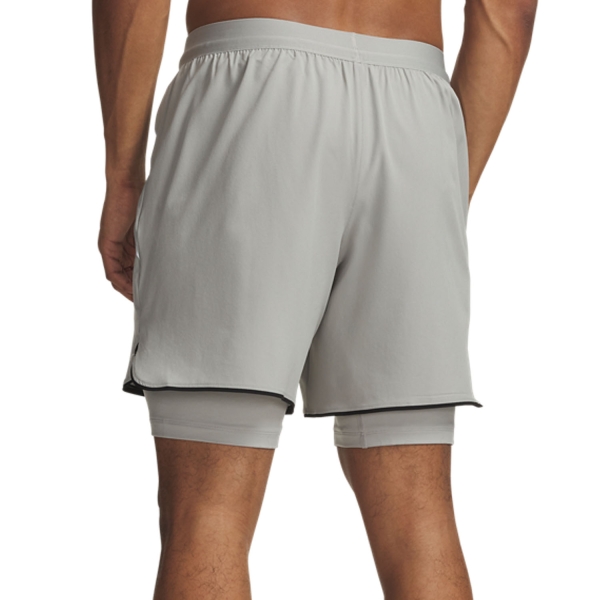 Under Armour Velociti Pro 2 in 1 7in Pantaloncini - Titanium