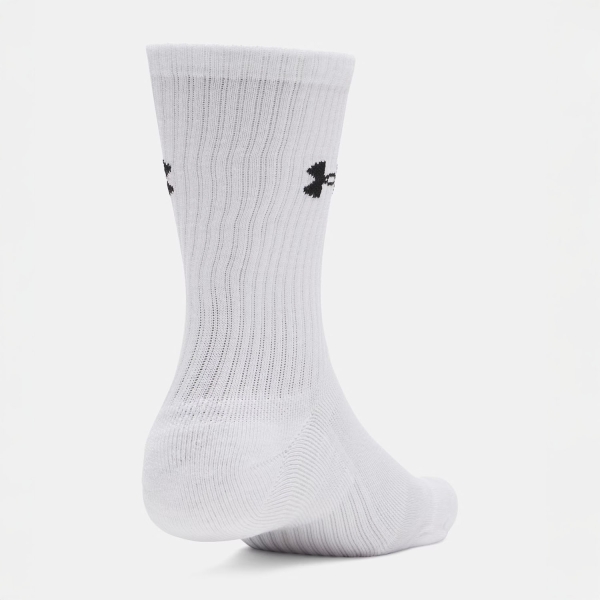 Under Armour Performance Crew x 3 Calcetines - White/Steel