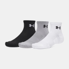 Under Armour Performance Quarter x 3 Calcetines - White/Steel