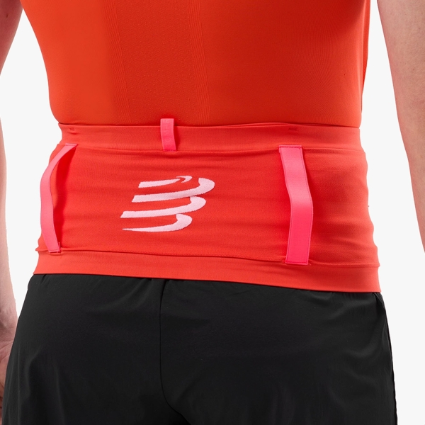 Compressport Free Pro Cintura - Tigerlily/Fluo Red
