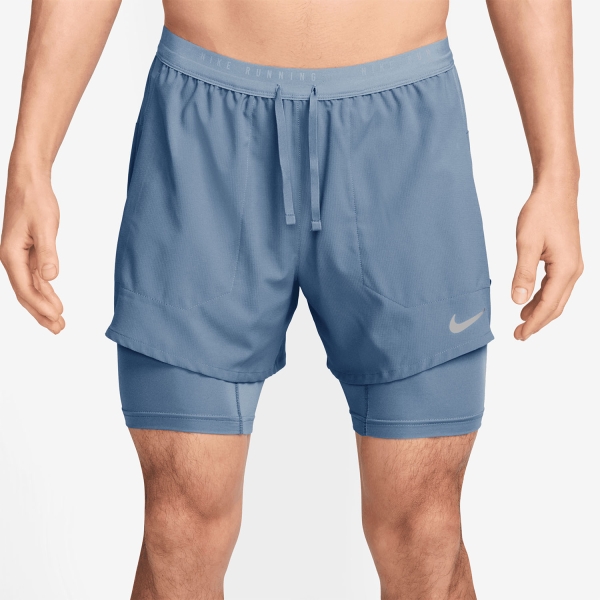  Nike Stride Hybrid 5in Shorts  Work Blue/Reflective Silver IF2048486