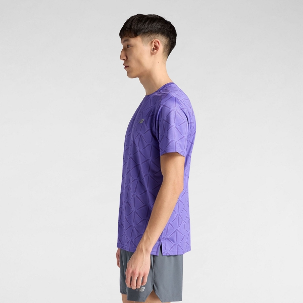 New Balance Essentials Printed T-Shirt - Electric Purple