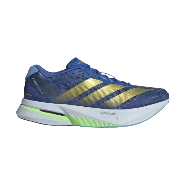 Men's Performance Running Shoes adidas adizero Boston 13  Blue/Gold Metallic/Blue Burst JQ1669