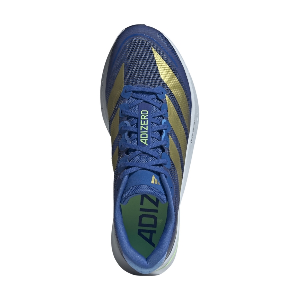 adidas adizero Boston 13 - Blue/Gold Metallic/Blue Burst