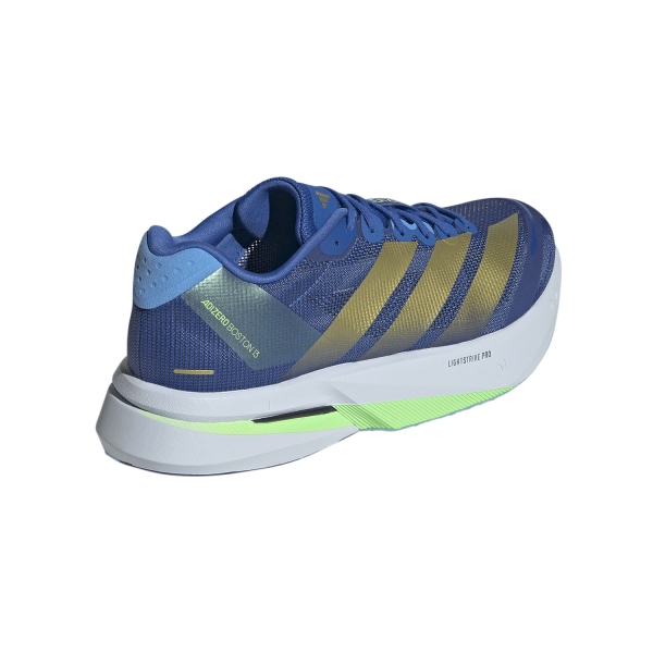 adidas adizero Boston 13 - Blue/Gold Metallic/Blue Burst